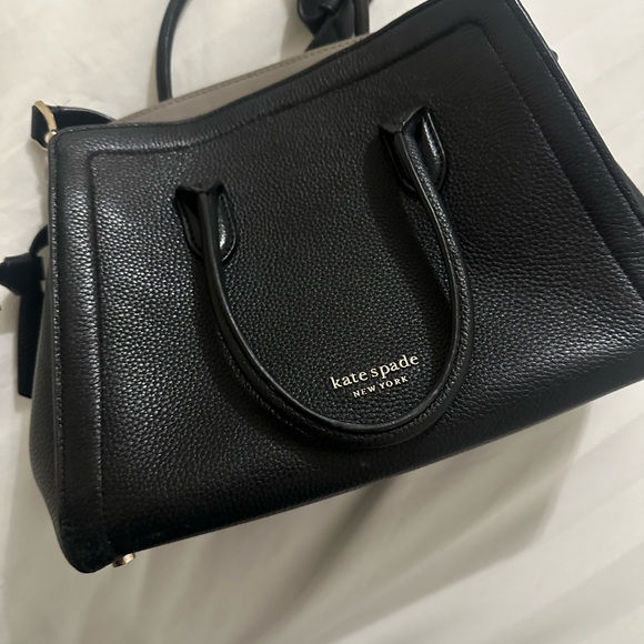 Kate Spade Black Pebbled Leather Satchel